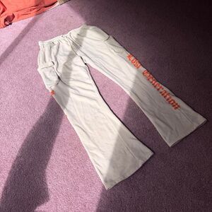 Undercover Men's Grey and Cream Trousers